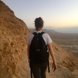 Hiking up Masada with Westtown as the sun rose